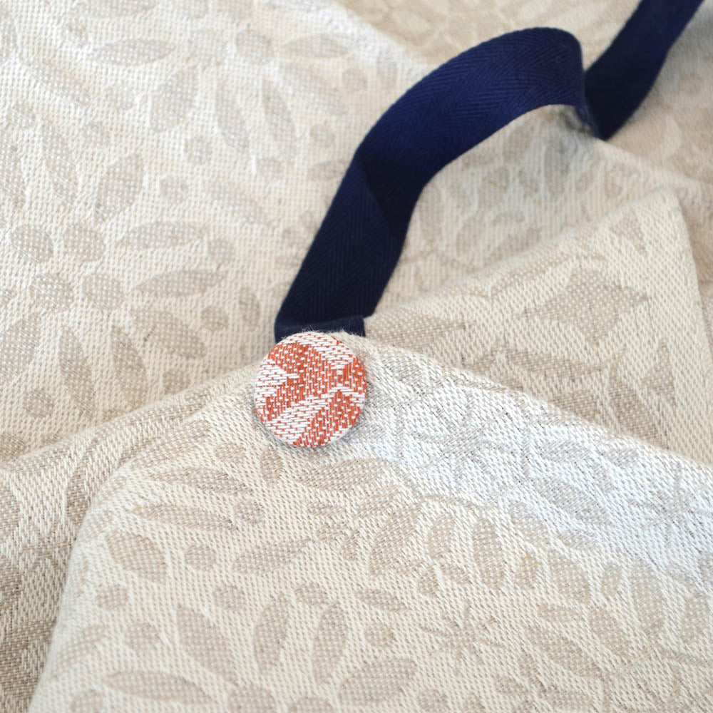 Jacquard Küchenschürze Blumenreigen