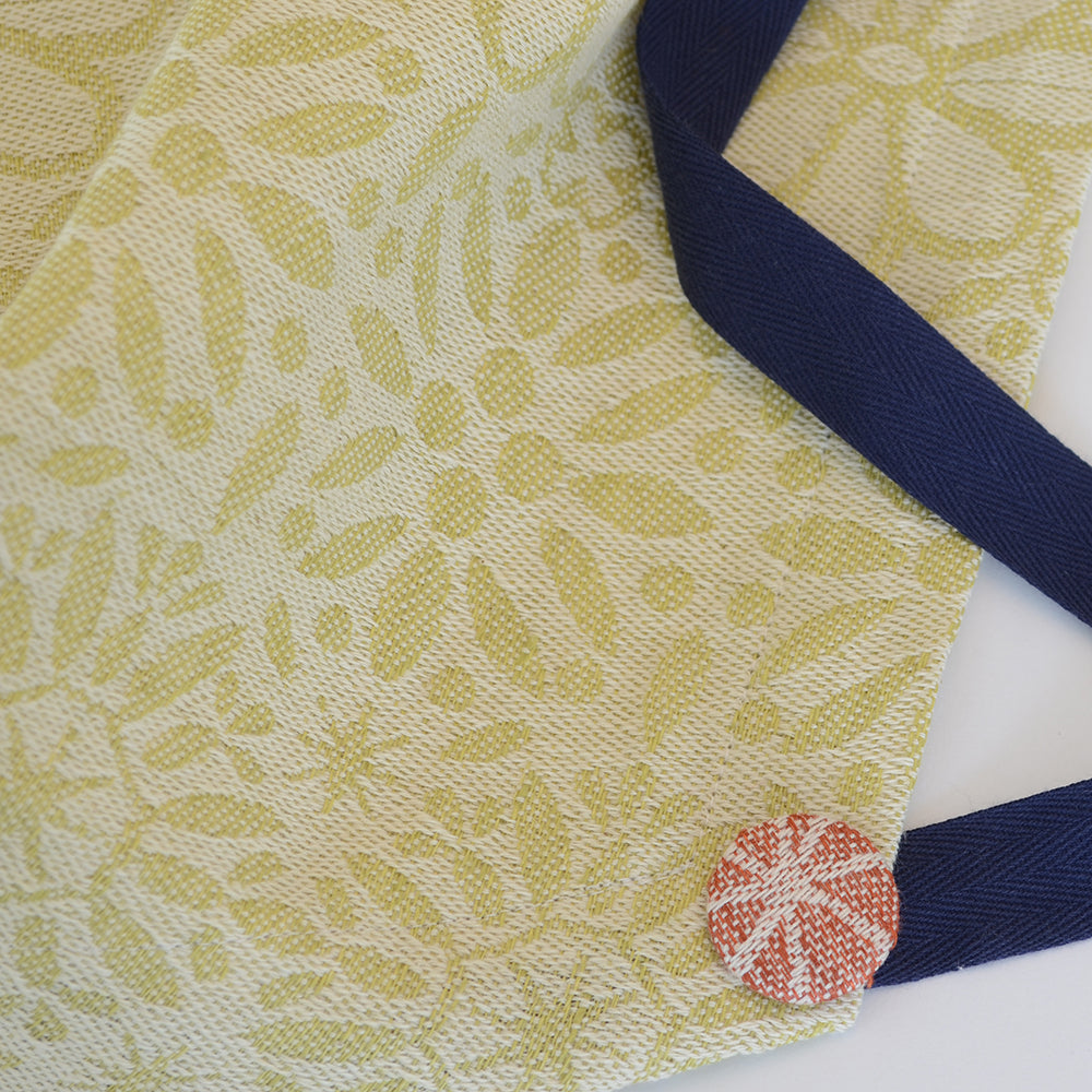 Jacquard Küchenschürze Blumenreigen