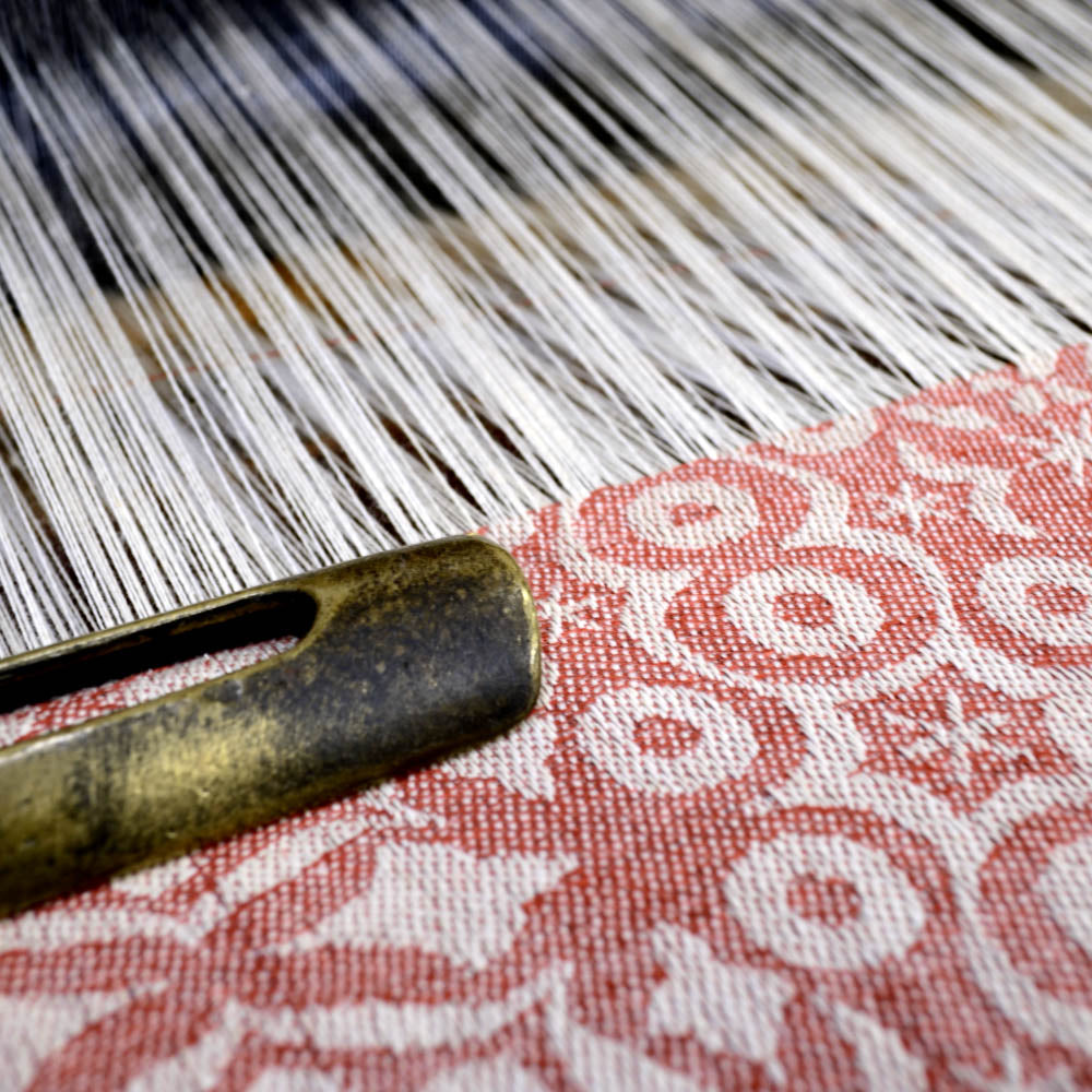 Jacquard Handtuch Blumenreigen